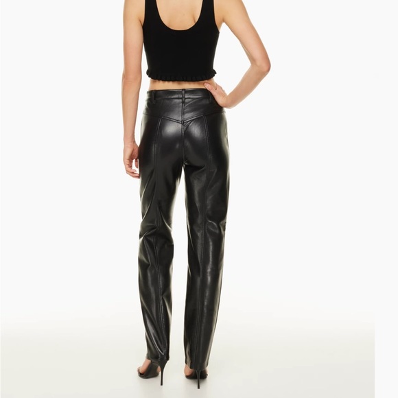 ARITZIA LEATHER PANT - Picture 2 of 3
